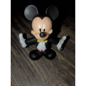 McDonald's Disney's Mickey Mouse In A Black Tuxedo Suit 3" In Tall PVC Figure
